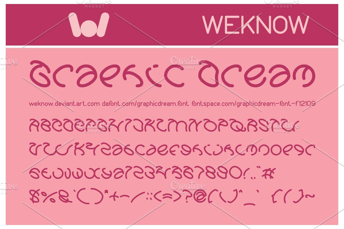 Graphic Dream font