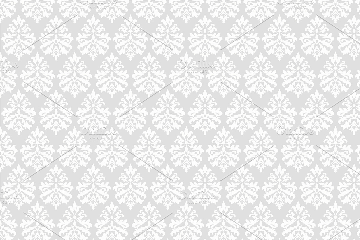 Damask vector seamless patterns, a Pattern Graphic by Alonka's Illustrations (Photo 3 of 9)