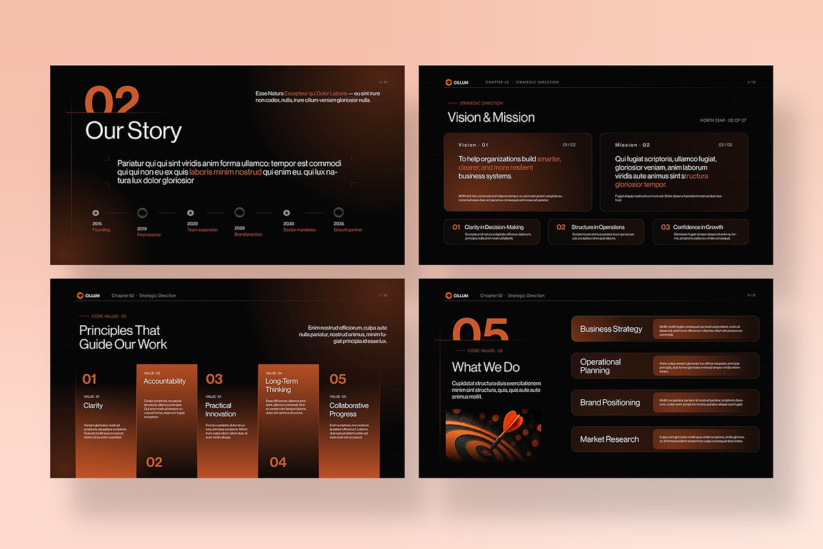 Business Presentation Template, a Presentation Template by BrandPacks (Photo 3 of 7)
