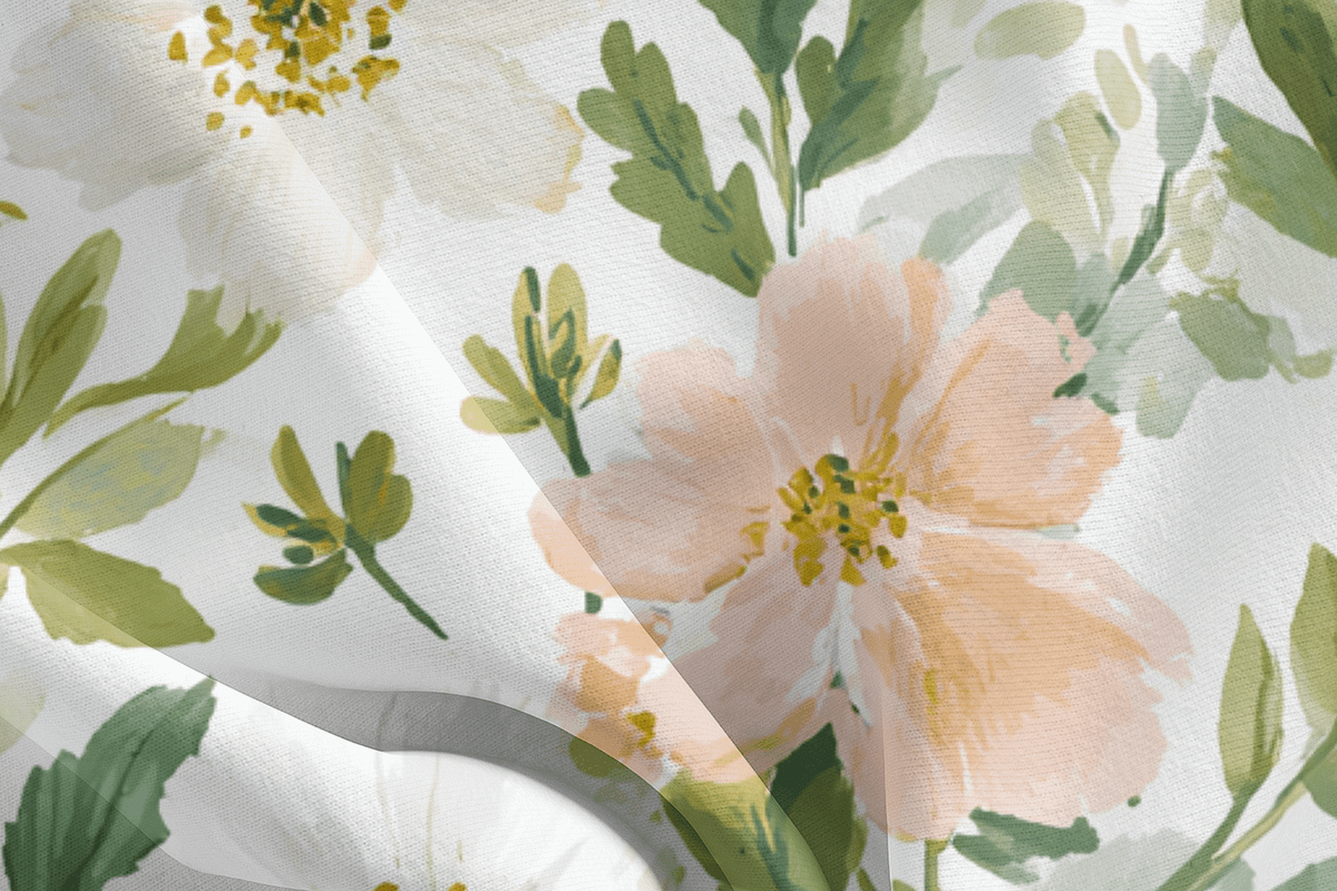 Blush Pink and White Floral Seamless, a Pattern Graphic by Pati Charm Studio (Photo 6 of 7)
