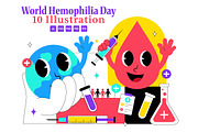 10 World Hemophilia Day Illustration, a Healthcare Illustration by denayunebgt (Thumbnail 1 of 4)