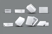 Shoe Boxes Mock-Up Bundle, a Packaging Mockup by DesignRushMarket (Thumbnail 6 of 14)