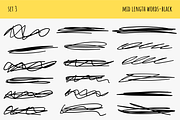 Hand Drawn Scribbles Vector Pack, an Outline Icon by Design by Barton (Thumbnail 6 of 11)