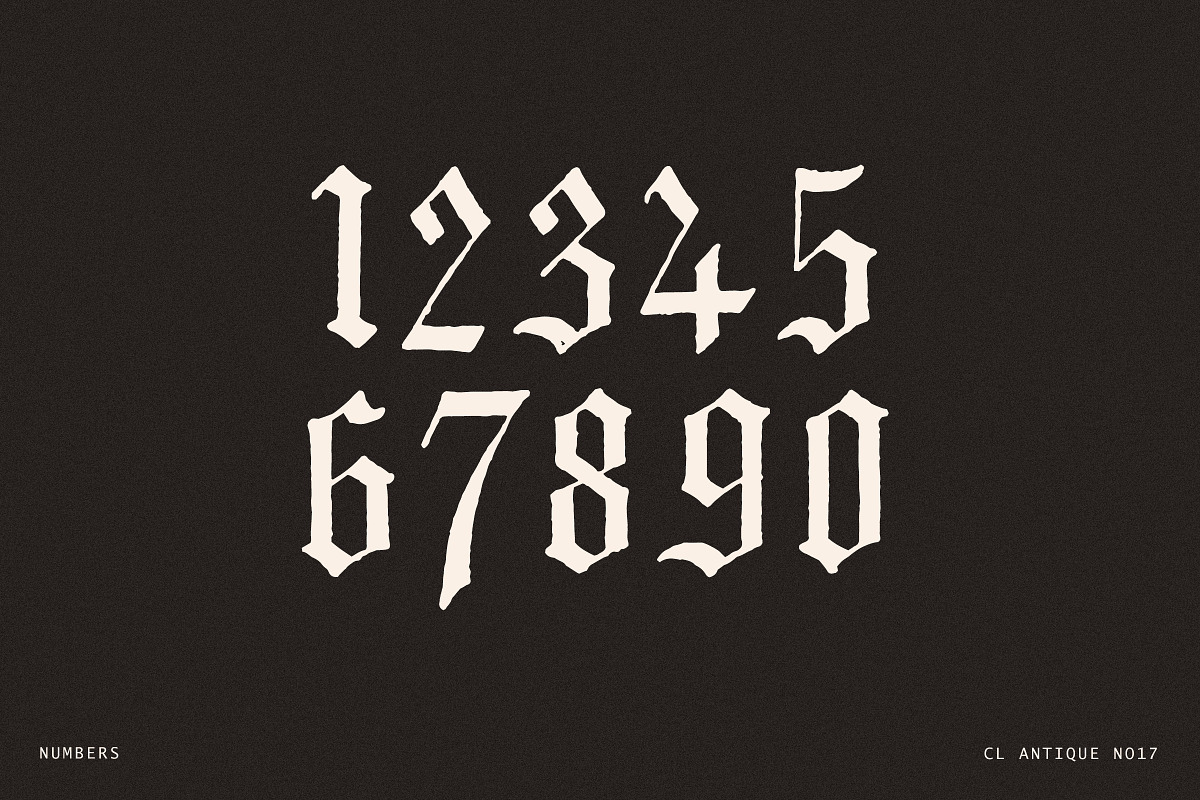 Vintage Gothic Blackletter Font No17, a Blackletter Font by Century Library (Photo 5 of 6)