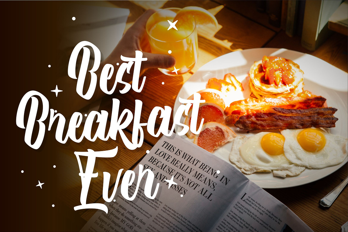 After Breaking - Modern Script Font preview 4