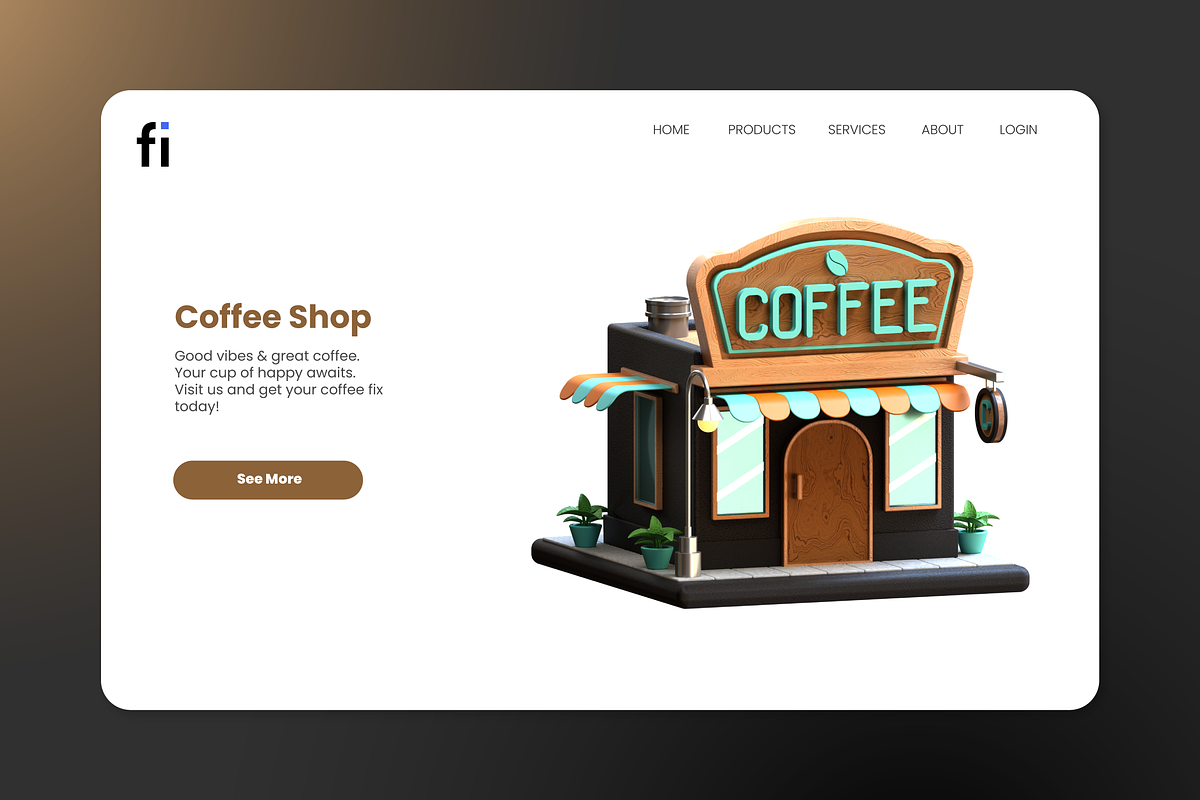 3D Coffee Shop Icons, a Food & Drink 3D Model by Flat Icons (Photo 5 of 8)