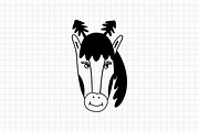 Christmas Mask Hand Drawn Set, an Animal Illustration by Art's and patterns (Thumbnail 7 of 11)