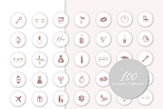 Shine and Glitter - Rose gold Pack, a Social Media Template by SilverMintDesign (Thumbnail 2 of 6)