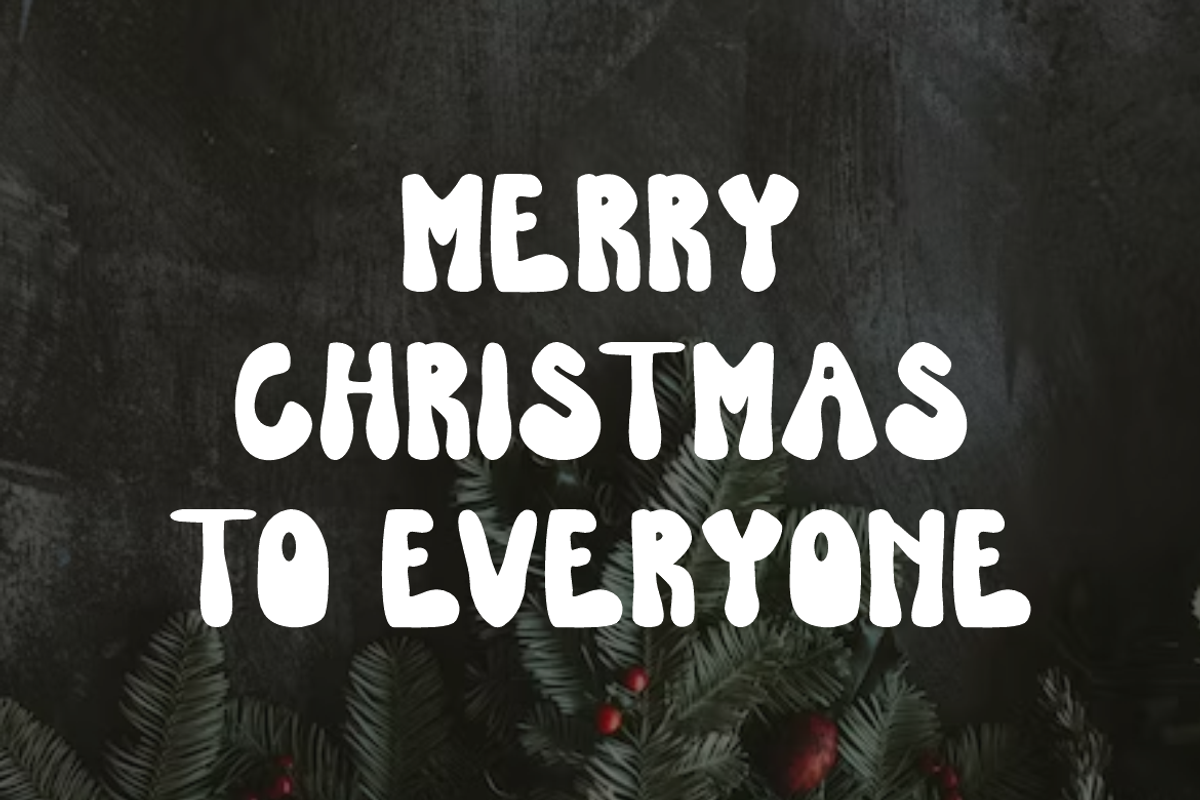 Christmas Awesome, a Handwritten Font by QR Design Studio (Photo 5 of 6)