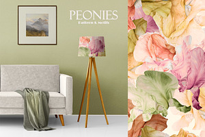 Peonies Patterns & Motifs