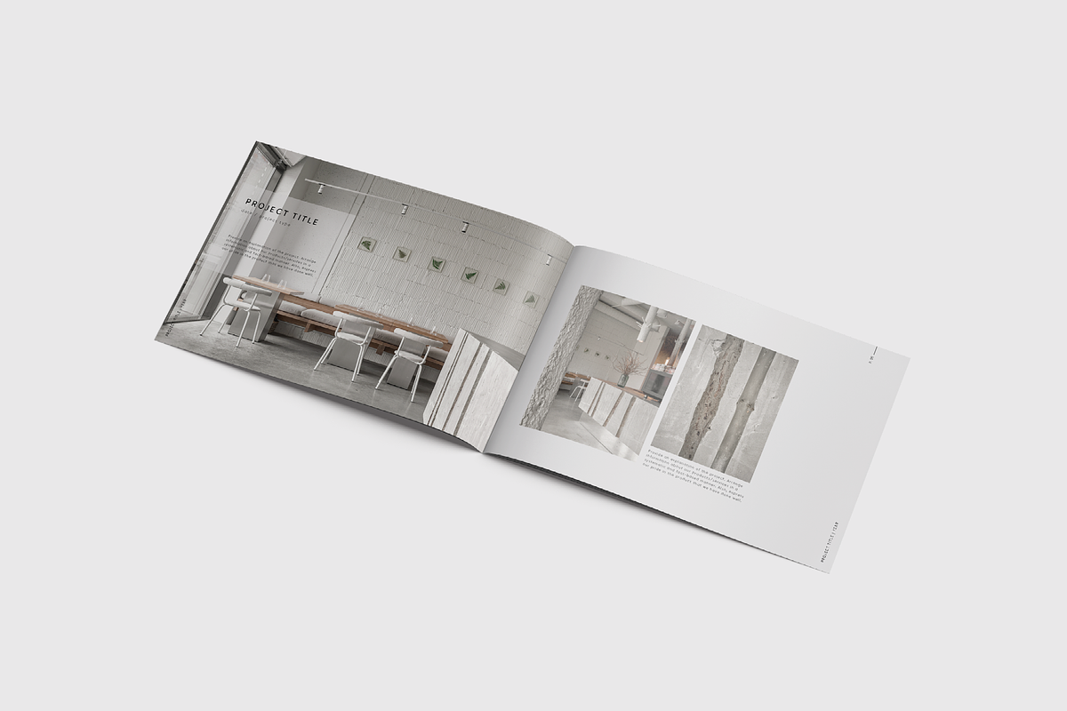 Interior Design Portfolio Template, a Presentation Template by ...