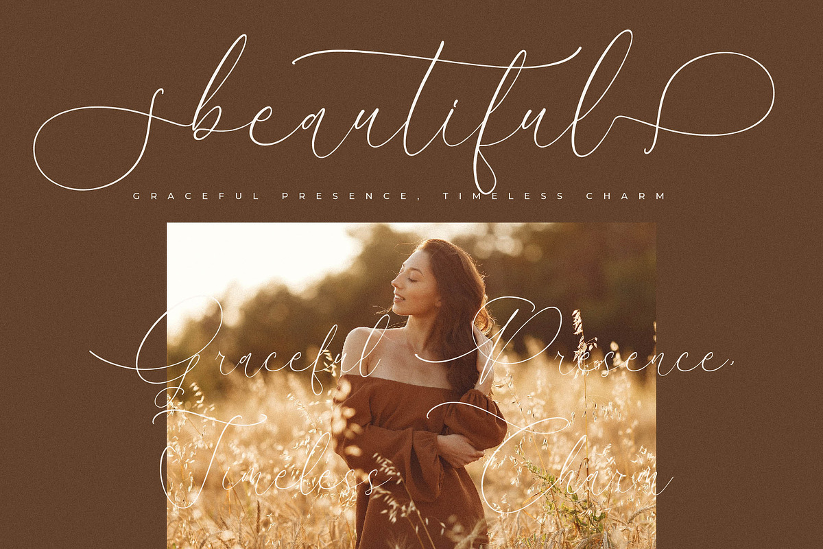 August Sterling Beauty Calligraphy, a Script Font by Storytype Studio (Photo 2 of 15)