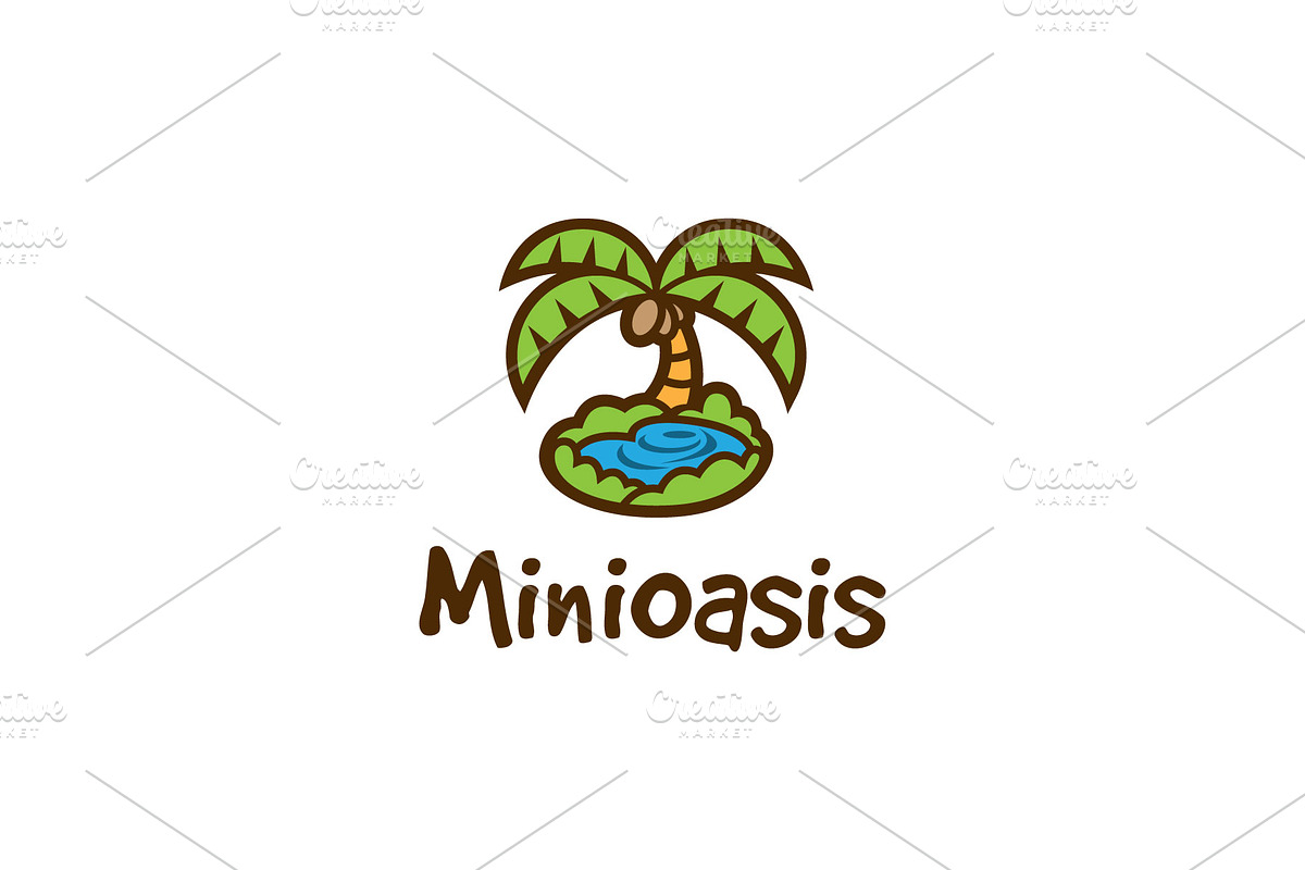 Mini Oasis Logo, a Branding & Logo Template by ashenterprise (Photo 1 of 3)