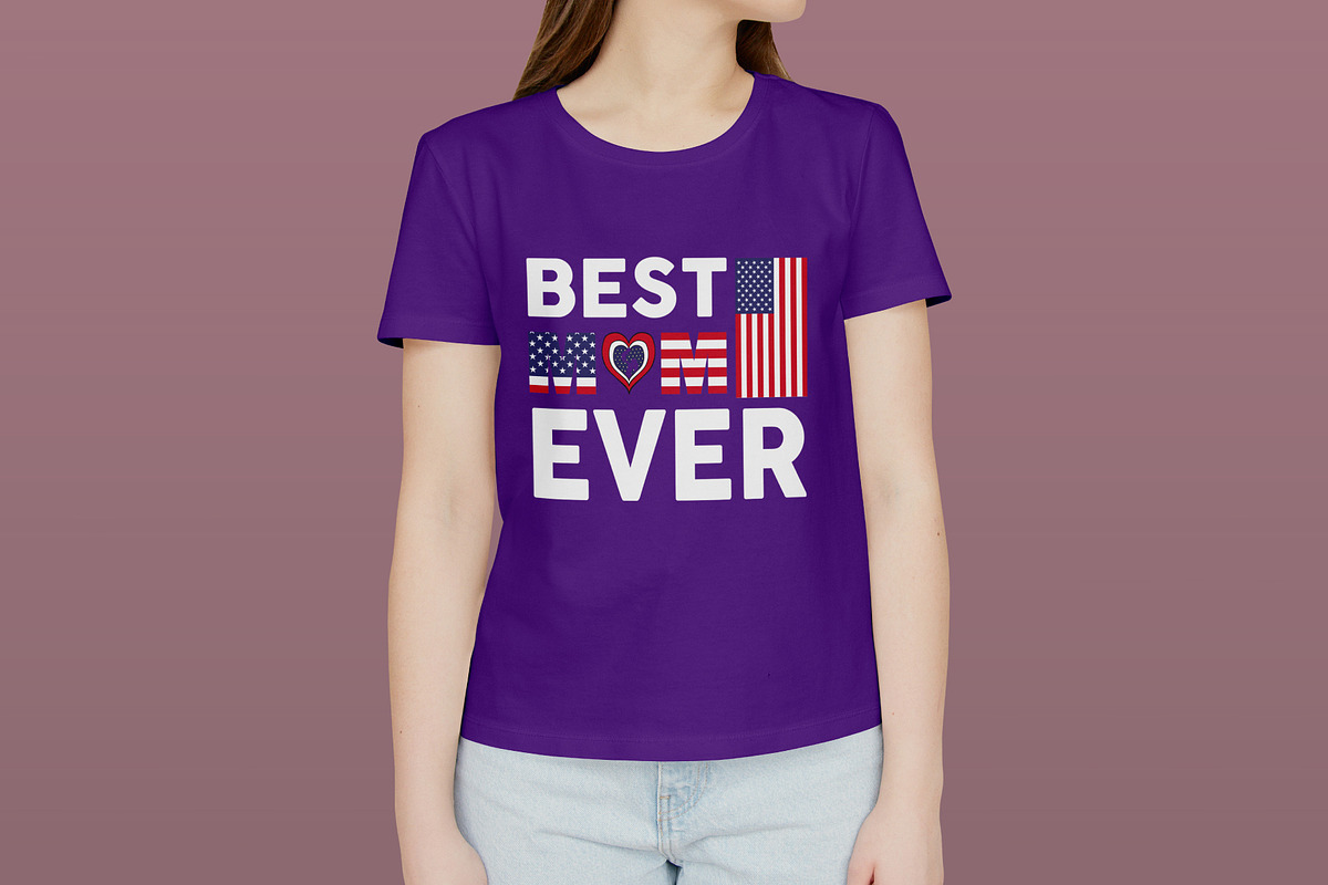 Best Mom Ever Shirt Design, a Graphic by Vector Portal (Photo 3 of 5)