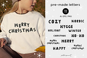 Nordic Christmas animals & gnomes, an Animal Illustration by polikarpovaart (Thumbnail 10 of 12)