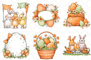 Whimsical Easter Dog Clipart, an Illustration by Black Bird Studio (Thumbnail 3 of 5)