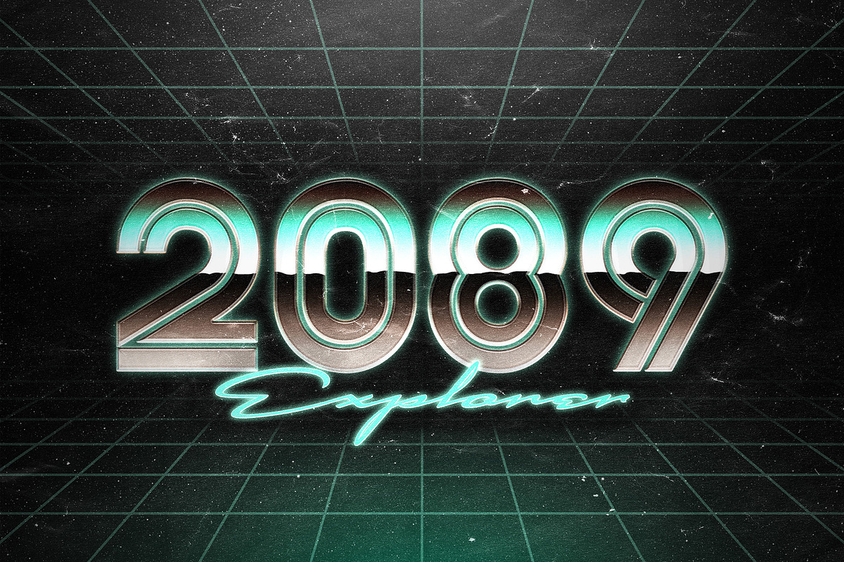 80s Text Effects Collection, a Layer Style Add-On by pixelbuddha.net (Photo 10 of 15)