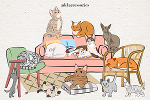 Cat Lover - Vector Collection