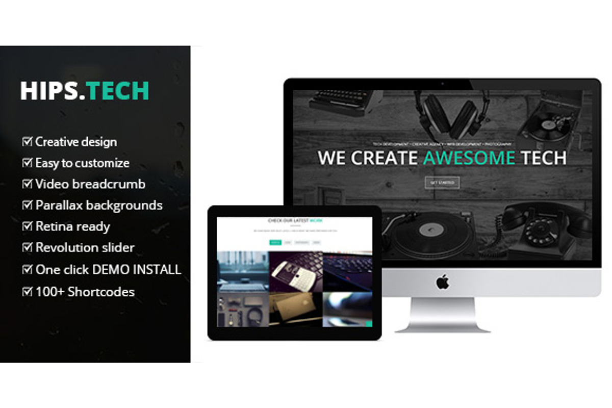 Hipstech - Classical Business Theme, a WordPress Template by PremiumCoding (Photo 2 of 2)