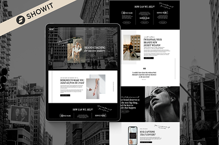 Modern Showit Template | MOD