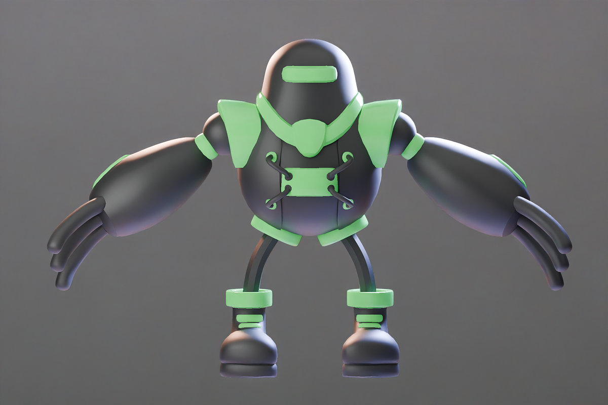 Cyber Tech 3D Character Pack, a Characters & Person 3D Model by Dudukbersama (Photo 2 of 9)