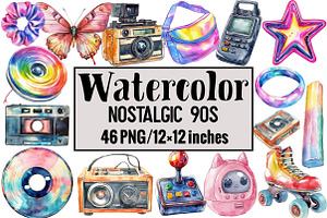 Nostalgic 90s, an Illustration by Design Market