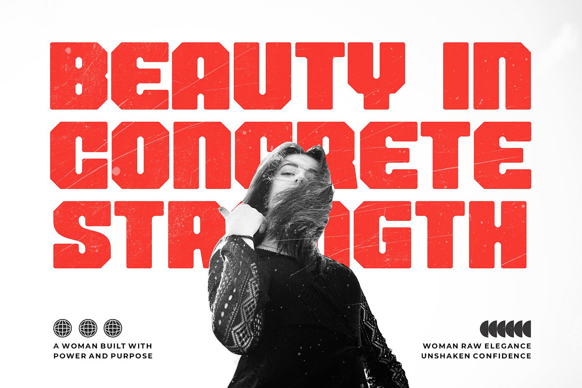 Noeva || Bold Display Font, a Sans Serif Font by Ermedia Studio (Photo 6 of 10)