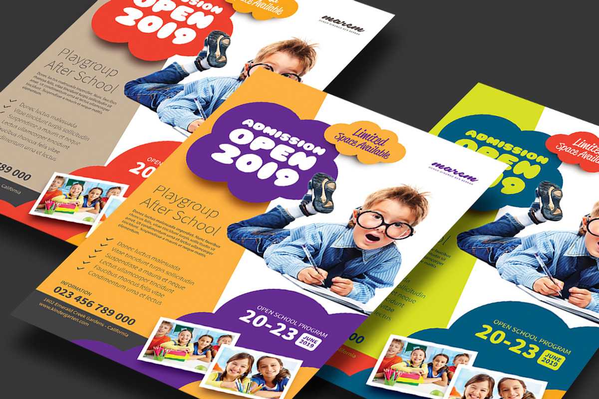 School Admission, a Flyer Template by Saphari (Photo 1 of 4)