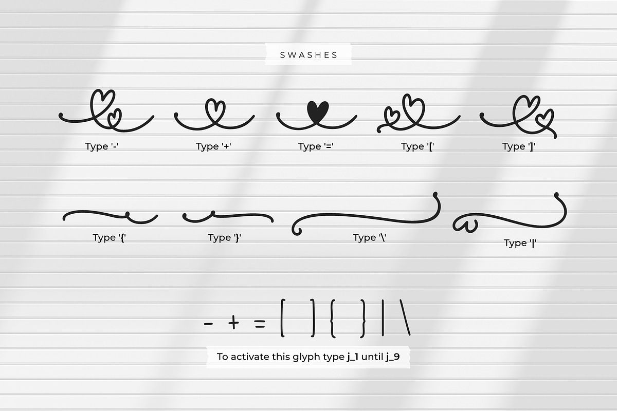 Romantic Valentine Font Duo, a Script Font by Ainun Jinan (Photo 8 of 11)