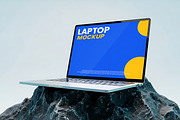 Modern Laptop Mockup Screen, a Mac Mockup by Viswal Studio (Thumbnail 2 of 2)