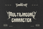 Istarot – Heavy Metal Typeface, a Blackletter Font by Letterara (Thumbnail 13 of 15)