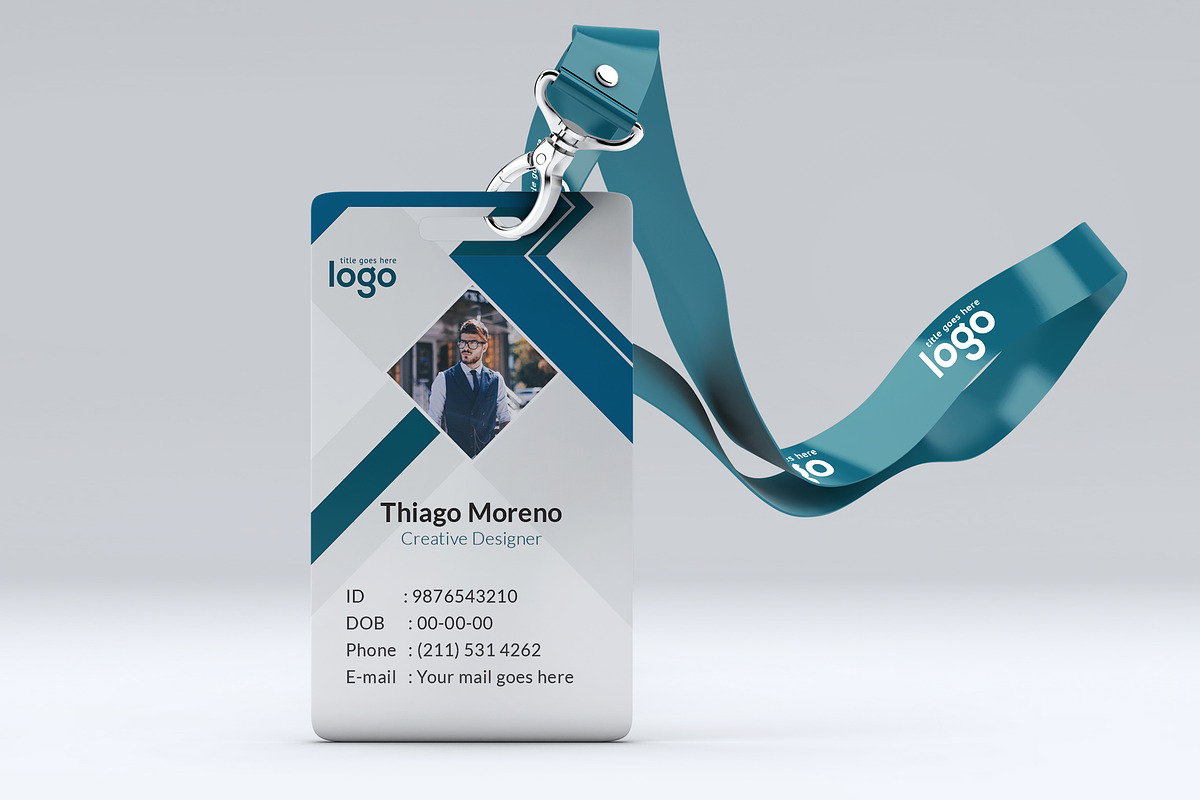 Abstract ID Card Design, a Stationery Template by ZAAS