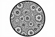 Floral Mandala Vector Bundle Set, an Illustration by Designs_River (Thumbnail 7 of 9)