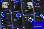 Business Proposal Template 3D Style, a Marketing Template by ArbaStudio (Thumbnail 1 of 4)