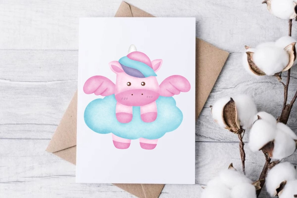 Unicorn Watercolor Clipart Set, an Animal Illustration by Nattapohncha (Photo 3 of 3)