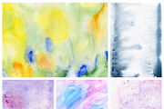 17 Watercolor Backgrounds, a Texture Graphic by Sunny Design (Thumbnail 3 of 5)