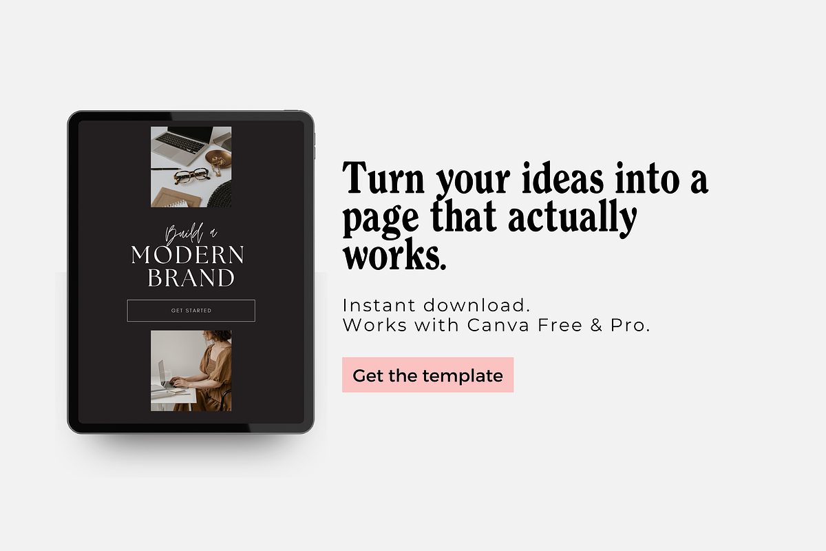 Modern Canva Sales Page Template, a Landing Page Template by Marcia B Studio (Photo 5 of 5)