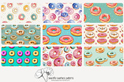 70 donuts seamless pattern, a Pattern Graphic by Poppy Lane Studio (Thumbnail 4 of 10)