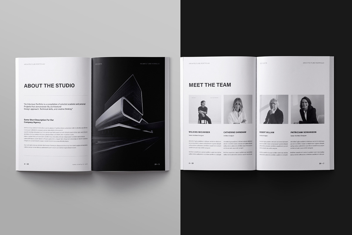 Architecture Portfolio Template, a Brochure Template by ElvinPrint (Photo 3 of 13)