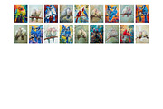 64 Lovebirds on a Branch Art, an Illustration by Art Paradise Studios (Thumbnail 9 of 10)