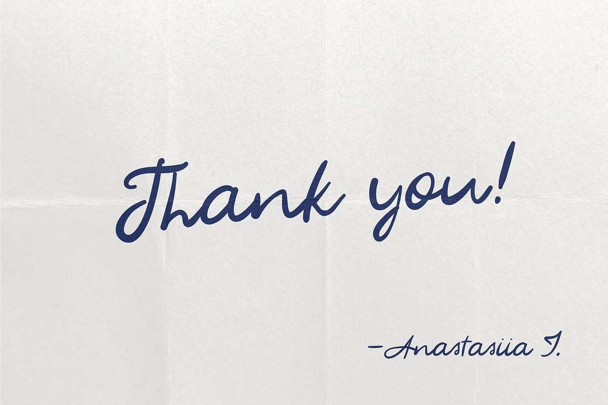 Iris Bloom: Elegant Script Font, a Script Font by Anastasiia VNSK (Photo 11 of 11)