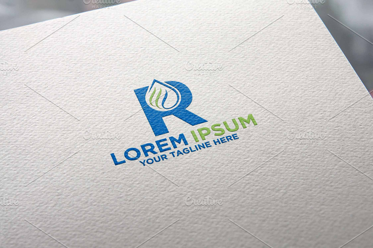 Letter R Oil Energy Drop Water, a Branding & Logo Template by REDVY ...