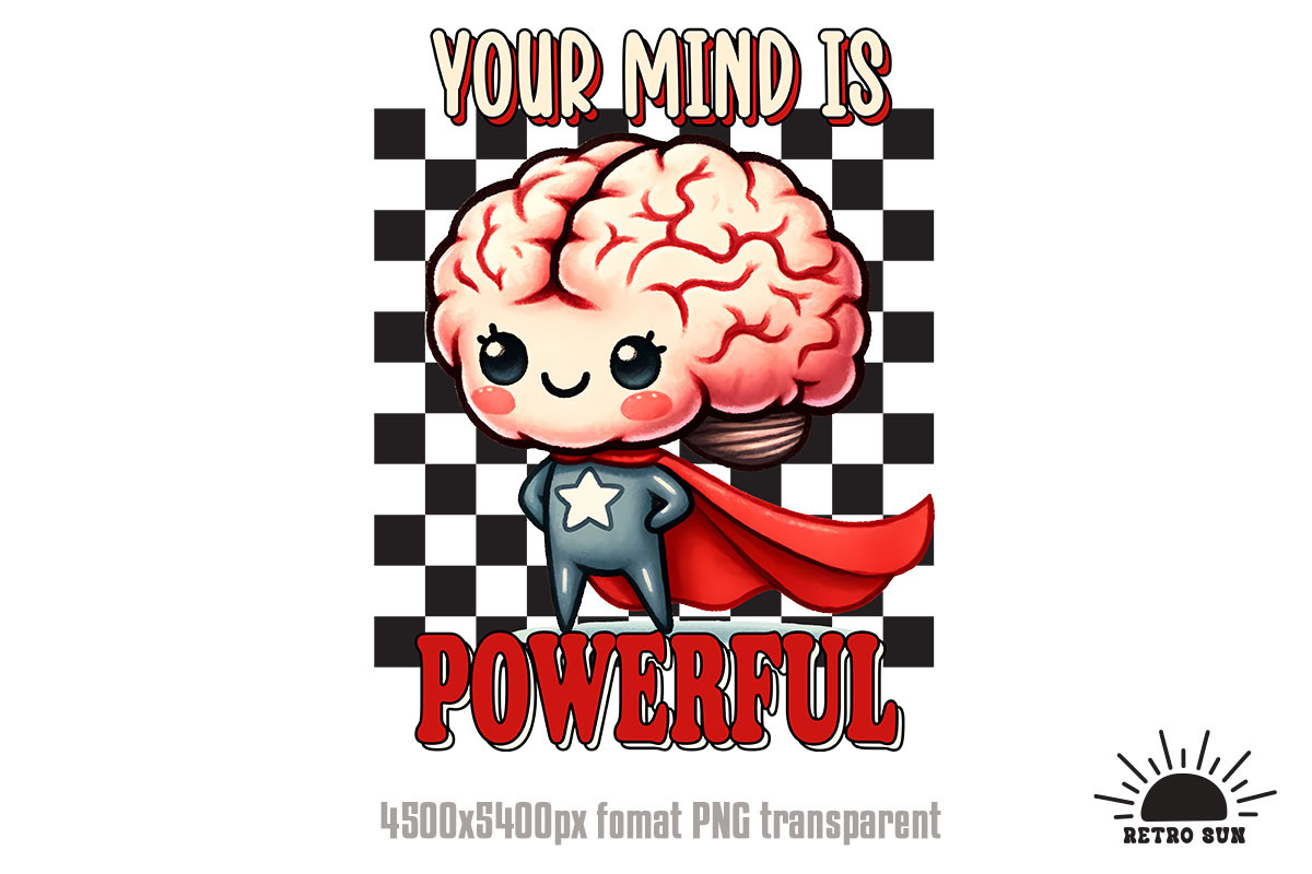 Cute Mental Health Sublimation, an Object Graphic by GlitterCraft (Photo 11 of 21)