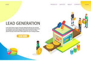 Lead Generation Landing Page Website