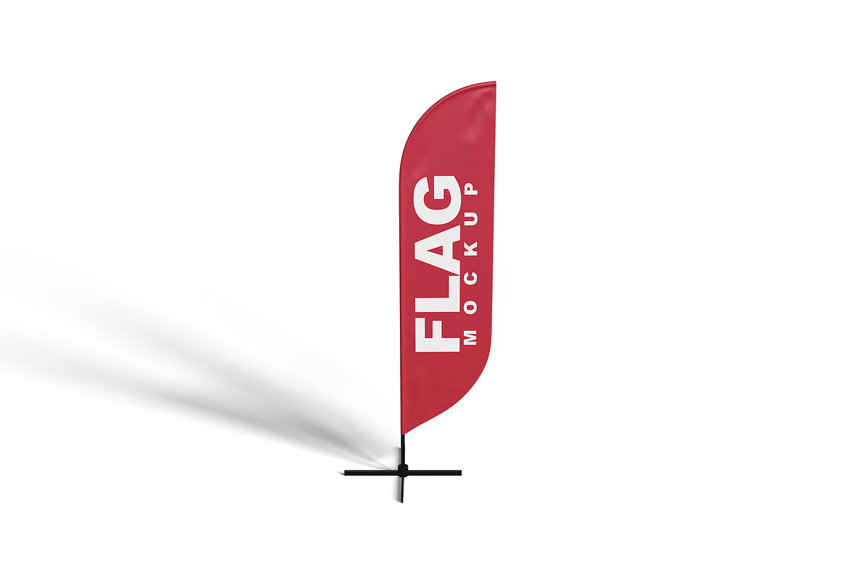 Flag Mockup, an Advertising Mockup by mockupbuys (Photo 12 of 26)