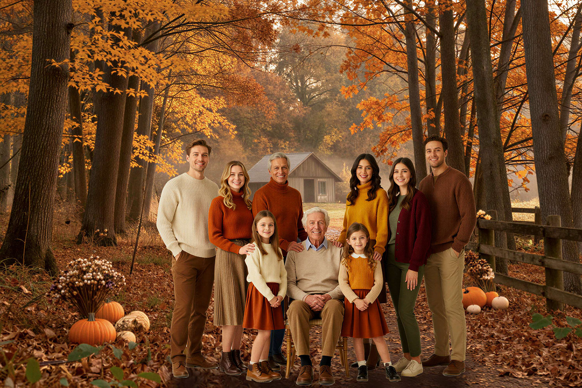 28 Autumn Harvest Digital Backdrops, a Background Graphic by 3Motional (Photo 6 of 18)