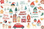 Сhristmas illustrations.Winter cards, a Seasonal Illustration by NatalieArtsDenysenko (Thumbnail 2 of 10)