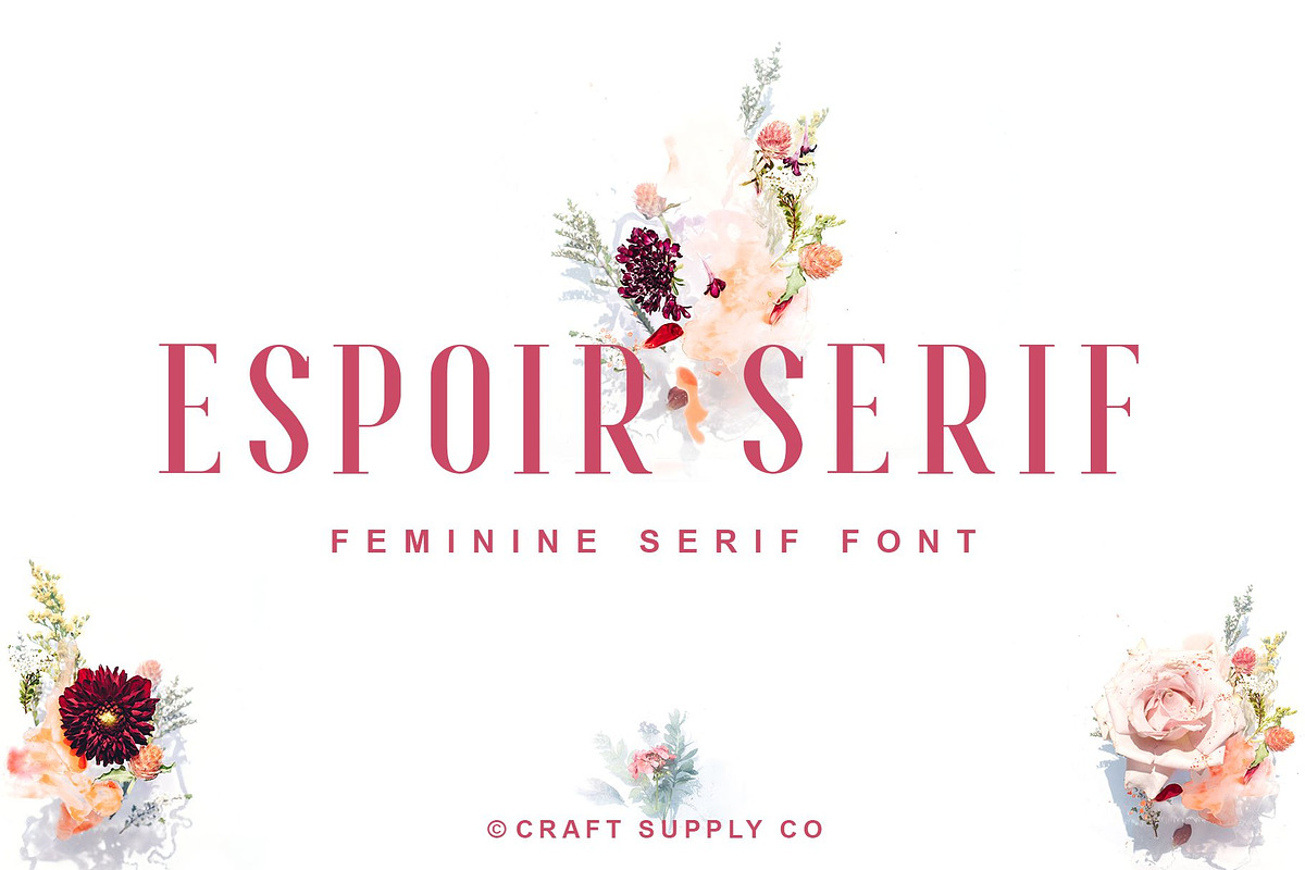 Espoir Serif - Font Family preview 4