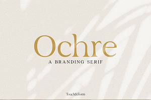 Ochre A Branding Serif