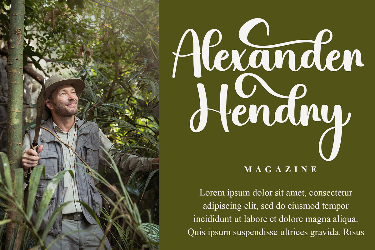 Jungleland, a Handwritten Font by InermediaSTUDIO (Photo 5 of 8)